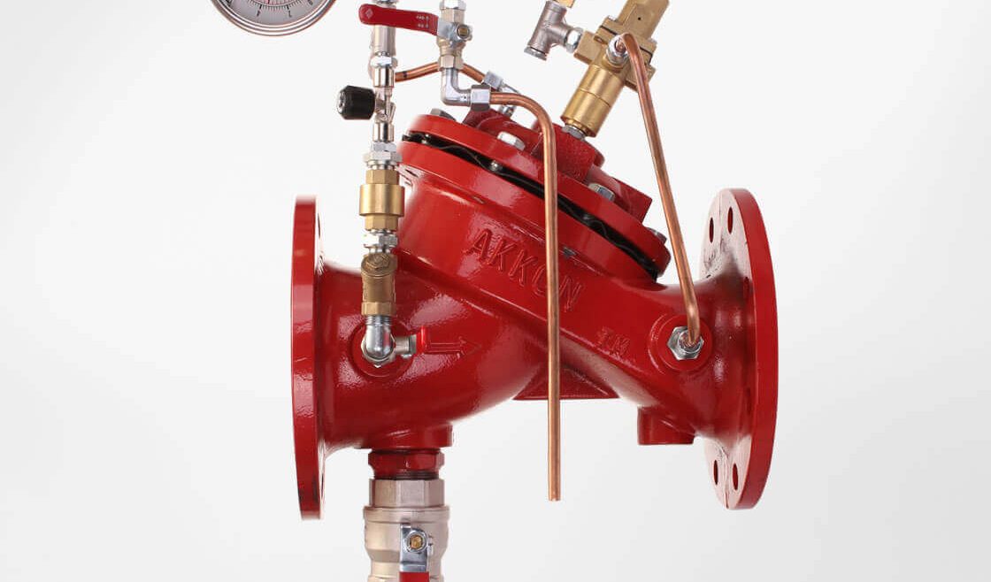 Islak Pilot Tesiri İle Çalışan Deluj Kontrol Vanası FF-220-P Ur